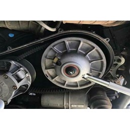 Tool for replacing the Polaris RZR XP drive belt, black