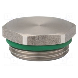 1 pcs x HUMMEL - 1.153.2000.50 - Stopper, M20, 1.5, IP68, stainless steel, V-INOX-FKM, with seal