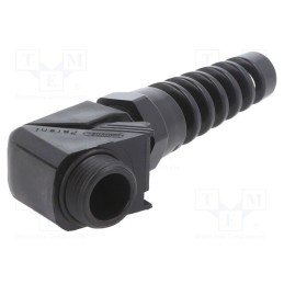 1 pcs x HUMMEL - 1.314.1101.14 - Cable gland, angular, PG11, IP68, polyamide, black, HSK-W-FLEX