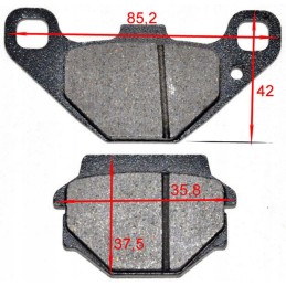 Rear brake pads atv quad 250 stx shineray
