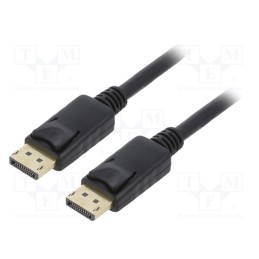 1 pcs x LOGILINK - CD0103 - Cable, DisplayPort 1.2,HDCP, DisplayPort plug,both sides, 5m