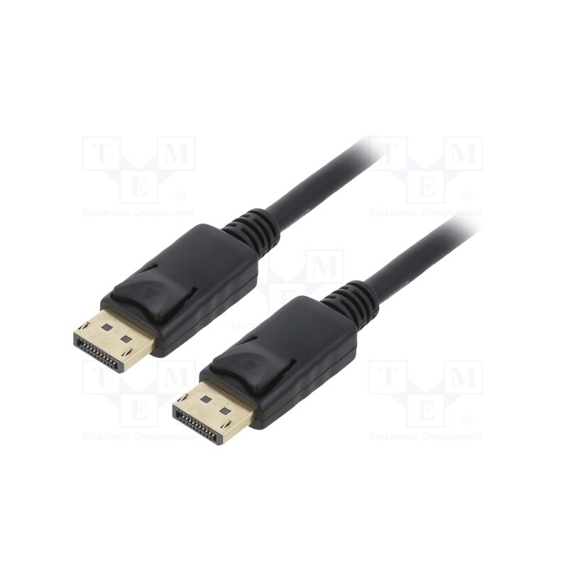 1 pcs x LOGILINK - CD0103 - Cable, DisplayPort 1.2,HDCP, DisplayPort plug,both sides, 5m