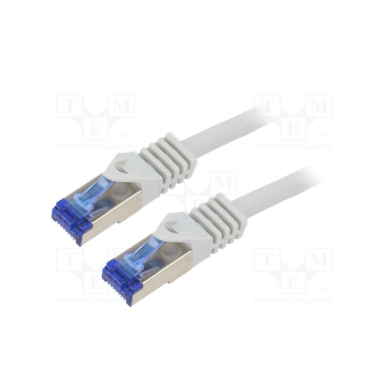 1 pcs x LOGILINK - C6A042S - Patch cord, S/FTP, 6a, stranded, Cu, LSZH, grey, 1.5m, 26AWG