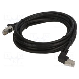1 pcs x Goobay - 94189 - Patch cord, F/UTP, 5e, stranded, CCA, PVC, black, 3m, 26AWG, shielded