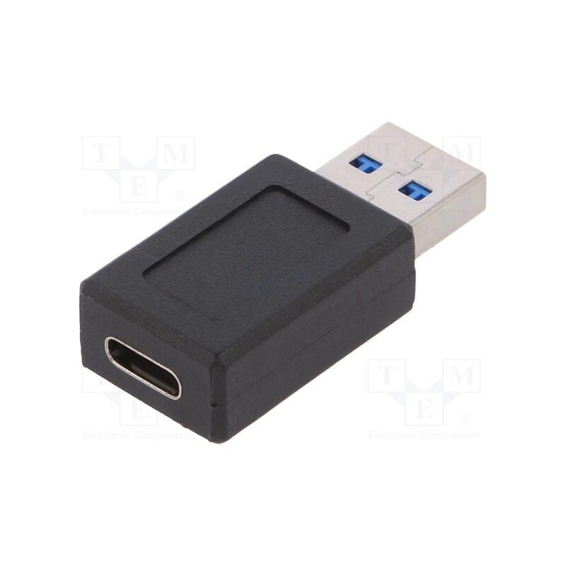 1 pcs x Goobay - 45400 - Adapter, USB 3.0, USB A plug,USB C socket, black