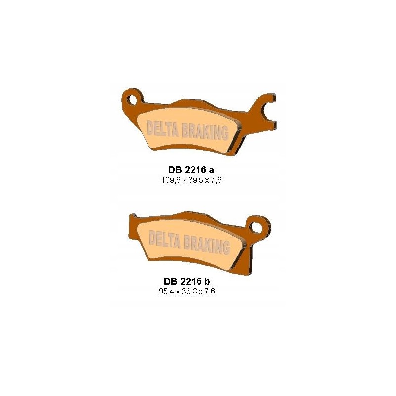 Delta braking brake pads kh618 outlander 800