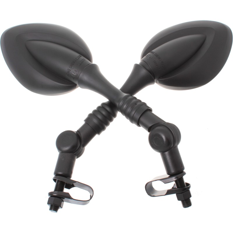 Quad ATV suzuki honda yamaha folding articulated mirrors approval 10mm