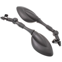 Quad ATV suzuki honda yamaha folding articulated mirrors approval 10mm