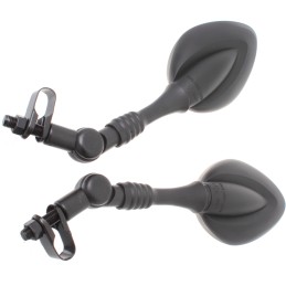 Quad ATV 200 Suzuki Honda Cross Mirrors Articulated Folding Mounts M10
