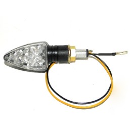 White LED turn signal for quad, scooter, motorcycle
