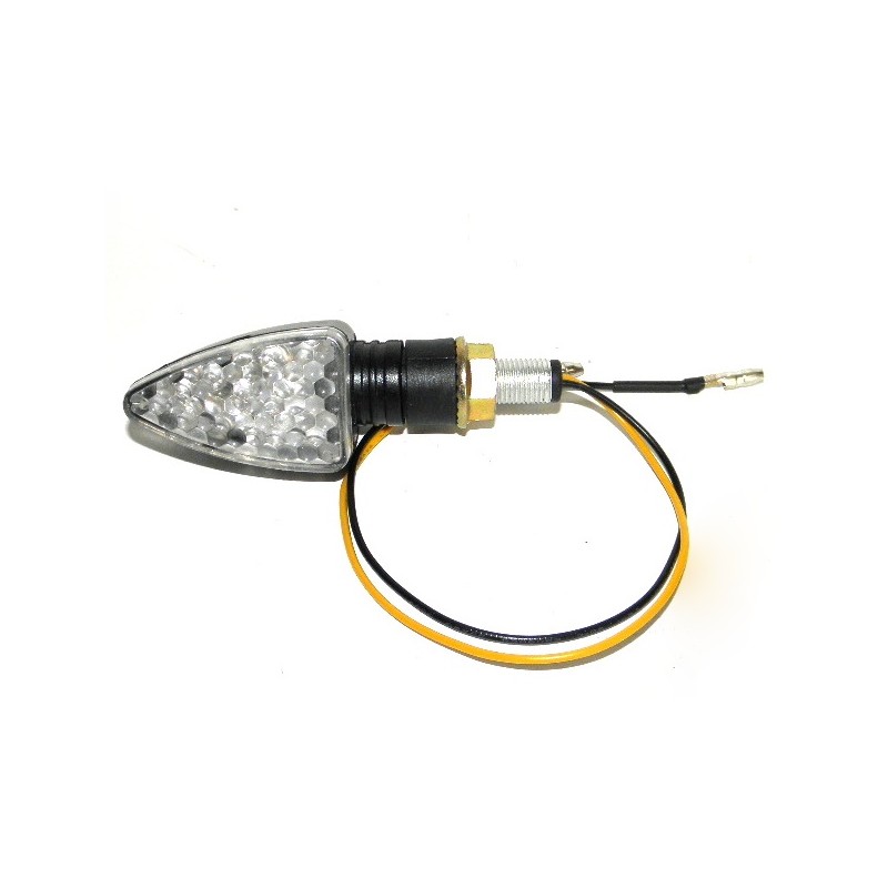 White LED turn signal for quad, scooter, motorcycle