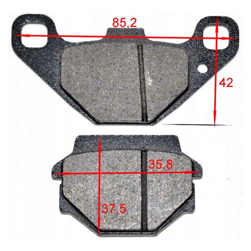 Rear brake pads atv 250 stx shineray quad