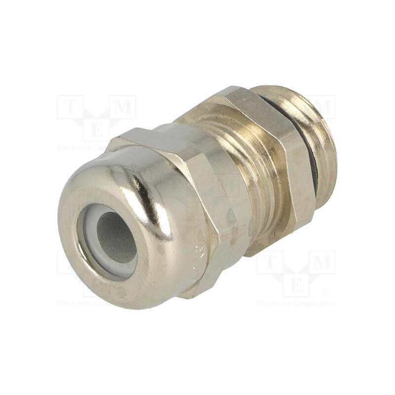 1 pcs x LAPP - SKINTOP MSR PG7 2015770 - Cable gland, PG7, IP68, brass, Body plating: nickel, SKINTOP® MSR