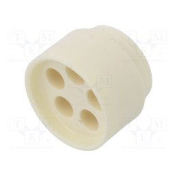 1 pcs x HUMMEL - 1.089.1603.19 - Insert for gland, 4mm, NPT1/2', elastomer, Holes no: 5, -40÷100°C