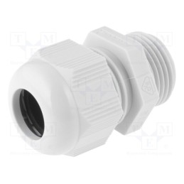 1 pcs x HELUKABEL - HT M20 RAL7035 - Cable gland, M20, 1.5, IP68, polyamide, grey, HELUTOP HT-M