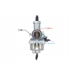 Pz30 carburetor with choke lever, 250cc