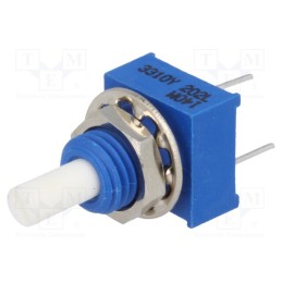 1 pcs x BOURNS - 3310Y-001-202L - Potentiometer: shaft, single turn, 2kΩ, ±20%, 0.25W, linear, 3.18mm