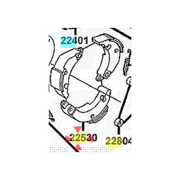 Kymco KXR MXU Maxxer clutch shoe