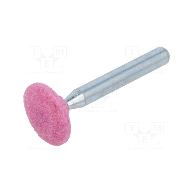 1 pcs x PG PROFESSIONAL - MH.001 - Grindingstone, Ø: 20mm, Ø: 6mm, Tip mat: aluminium oxide