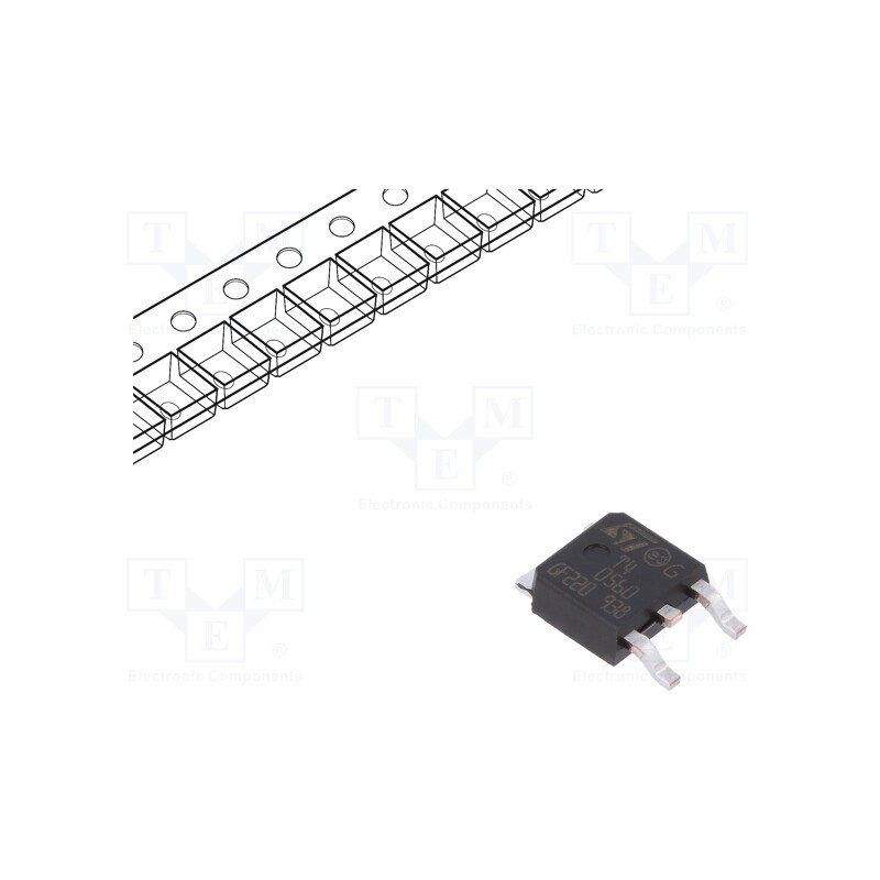 1 pcs x STMicroelectronics - T405-600B-TR - Triac, 600V, 4A, DPAK, Igt: 5mA
