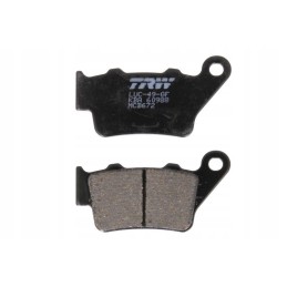 Brake pads front rear trw mcb672