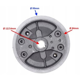 Magneto flywheel fan kdx pocket bike