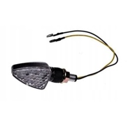 Carbon indicator, white glass, left, LED