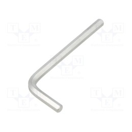 1 pcs x KING TONY - 114506SR - Wrench, inch,hex key, HEX 3/16', tool steel, 77mm