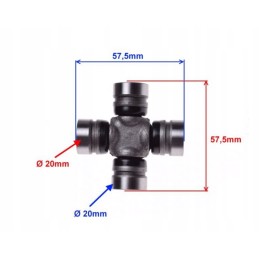Cardan drive shaft crosshead atv quad 4 x 20