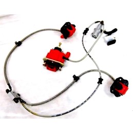 Braking system ATV 250st 9e, pump, cable clamp