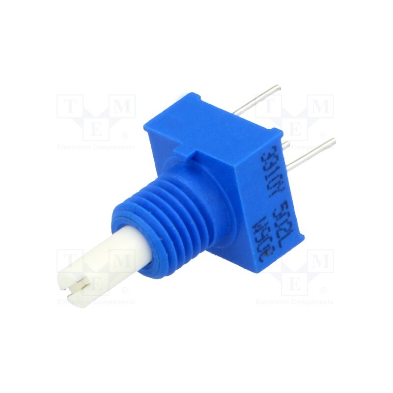 1 pcs x BOURNS - 3310Y-001-502L - Potentiometer: shaft, single turn, 5kΩ, ±20%, 0.25W, linear, 3.18mm