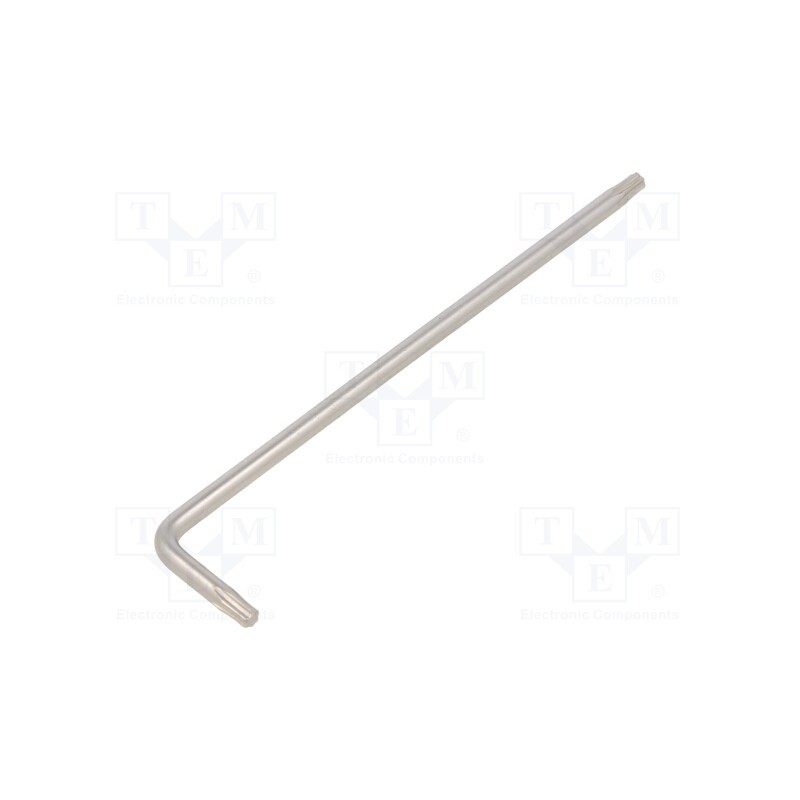 1 pcs x KING TONY - 112310R - Wrench, Torx®, TX10, tool steel, long, 92mm