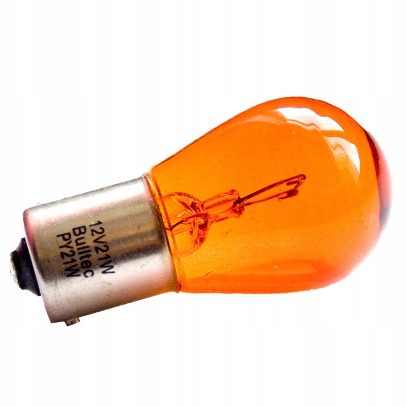 Bulb bulltec py21w amber bau15s 12v 1 pc