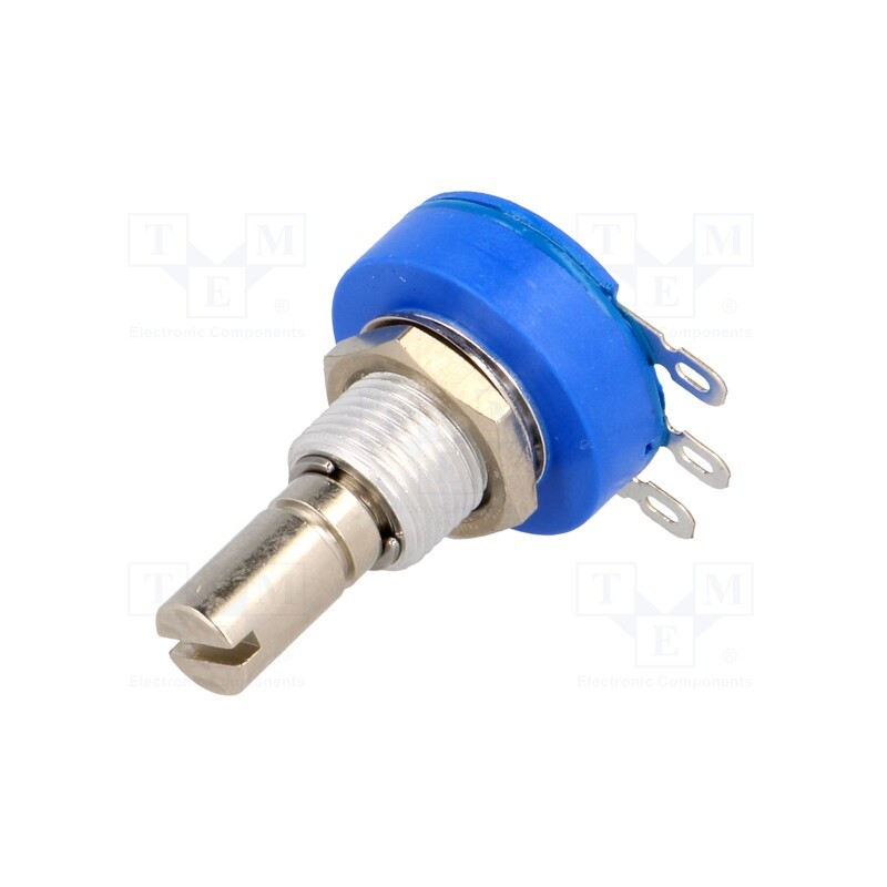 1 pcs x BOURNS - 3851A-282-103BL - Potentiometer: shaft, single turn, 10kΩ, ±20%, 1W, linear, 6.35mm
