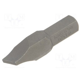 1 pcs x KING TONY - 183610S - Screwdriver bit, slot, 10,0x1,6mm, Overall len: 36mm