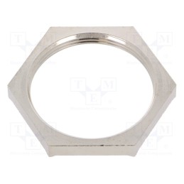 1 pcs x LAPP - 52103350 - Nut, with earthing, M40, brass, 46mm, -60÷200°C, Thread: metric