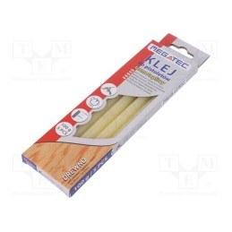 1 pcg x MEGATEC - BN1724 220 DR - Hot melt glue, Ø: 11mm, yellow, L: 200mm, Bonding: 3÷5s, 5pcs.