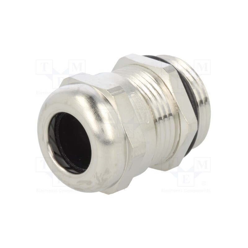 1 pcs x HUMMEL - 1.609.1300.01 - Cable gland, PG13,5, IP68, brass, Body plating: nickel