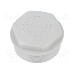 1 pcs x HUMMEL - 1.282.5000.50 - Stopper, M50, 1.5, IP54, polyetylene, grey, WN, Thread: metric
