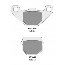Delta Braking kh83 db2060or d brake pads