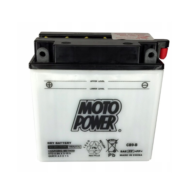 Motopower conv 12v 9ah 130a cb9 bl eb9 b