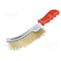 5 pcs x MEGA - 32004 - Brush, wire, brass, PVC