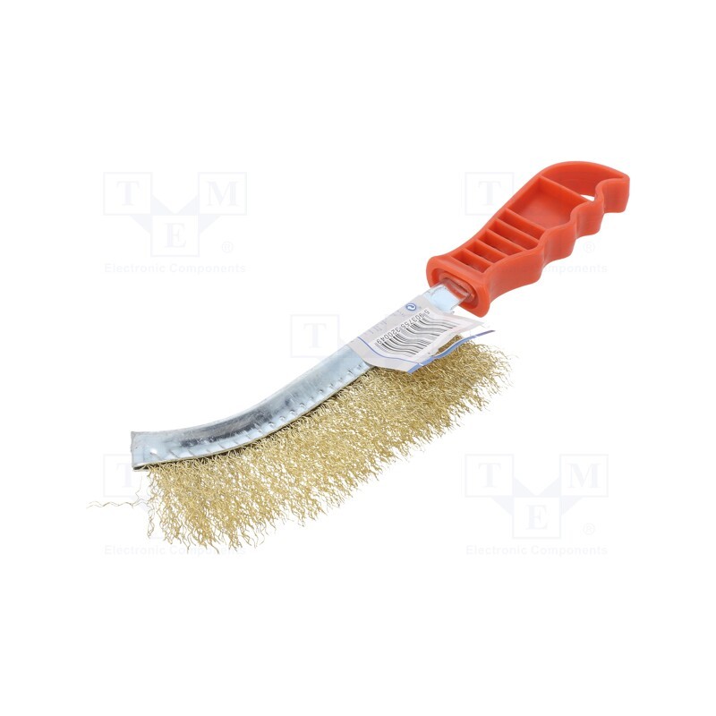 5 pcs x MEGA - 32004 - Brush, wire, brass, PVC