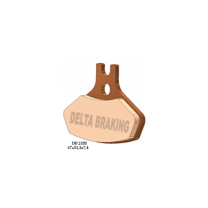 Delta braking brake pads kh468 can am ds 450