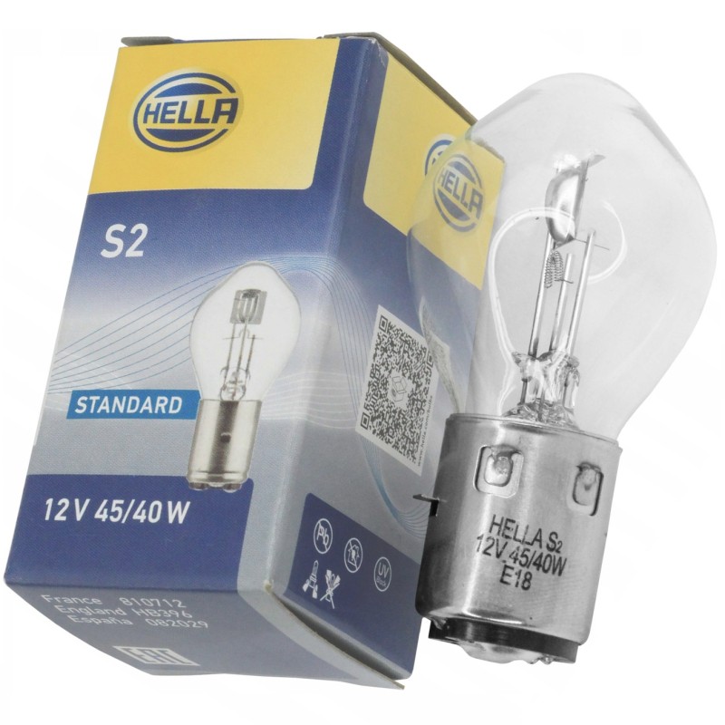 Front bulb 12v 45 40w hella s2 bashan cross atv