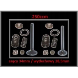 Valves 250cc air quad cross bashan shineray