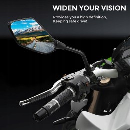 Mirrors set cf_moto polaris r renegade sportsman quad atv universal