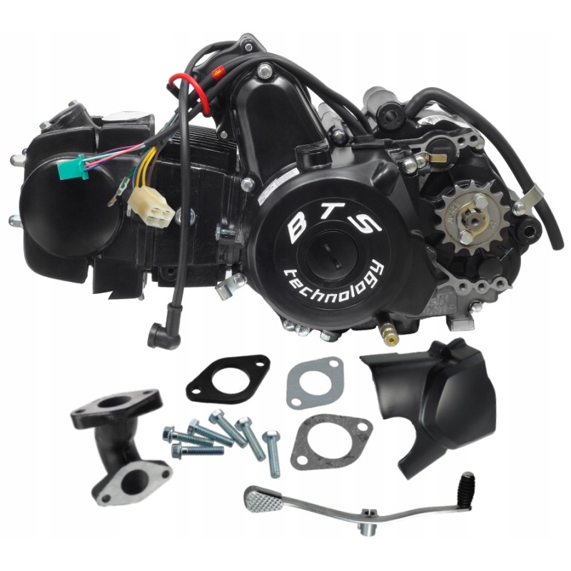 4t fmb 125cc 3 1 engine for atv, reverse semi-automatic