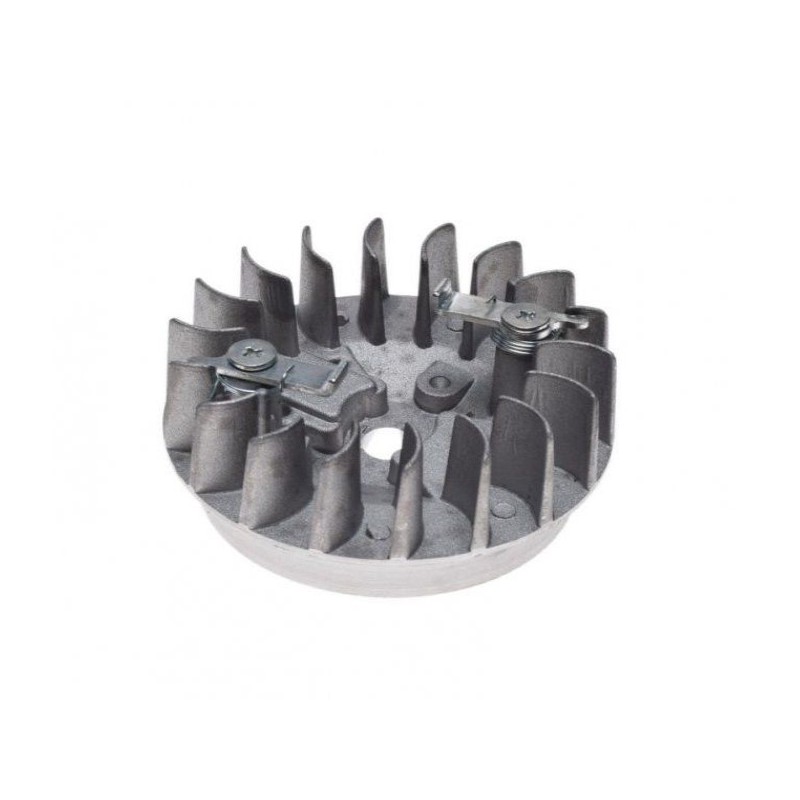 Magneto flywheel with fan for pocket