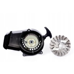 Magneto flywheel with fan for pocket